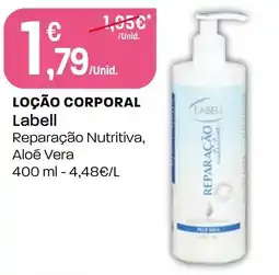 Intermarché Loção corporal Labell promoção