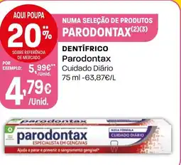 Intermarché DENTÍFRICO Parodontax promoção