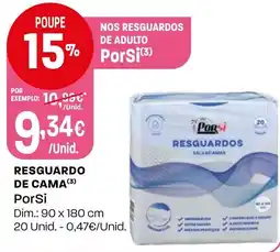 Intermarché Resguardo de cama PorSi promoção