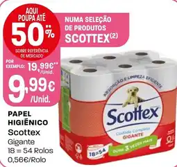 Intermarché Papel higiénico Scottex promoção