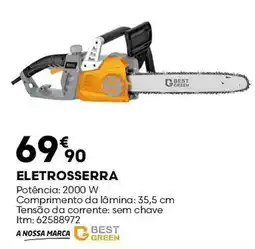 Bricomarché A nossa marca eletrosserra promoção