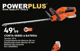 Bricomarché Corta-sebes a bateria promoção