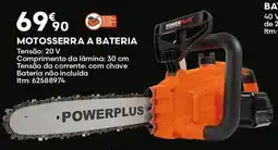 Bricomarché Motosserra a bateria promoção