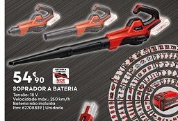 Bricomarché Soprador a bateria promoção