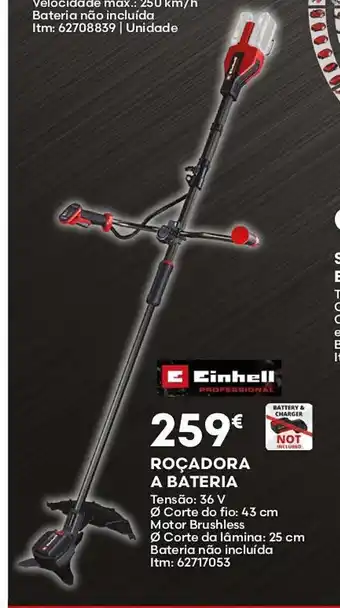 Roçadora a bateria