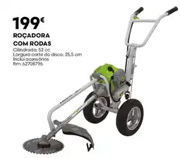 Bricomarché Roçadora com rodas promoção