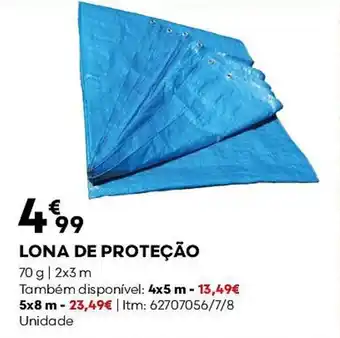 Bricomarché Lona de proteção promoção