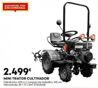 Bricomarché Mini trator cultivador promoção