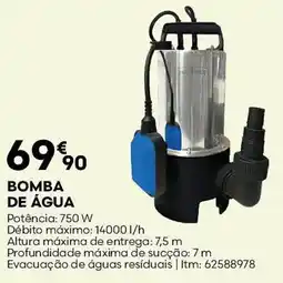 Bricomarché Bomba de água promoção