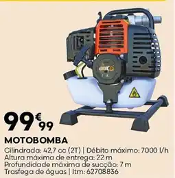 Bricomarché Motobomba promoção