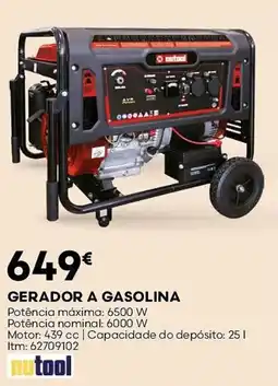 Bricomarché Gerador a gasolina promoção