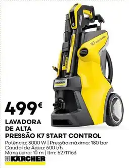 Bricomarché Lavadora de alta pressão k7 start control promoção