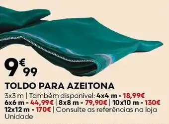 Bricomarché Toldo para azeitona promoção