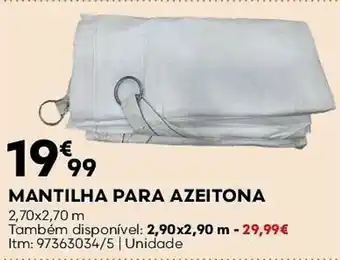 Bricomarché Mantilha para azeitona promoção