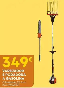 Bricomarché Varejador e podadora a gasolina promoção