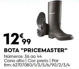 Bricomarché Bota "pricemaster" promoção
