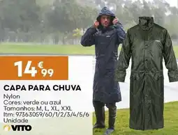 Bricomarché Capa para chuva promoção
