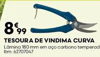 Bricomarché Tesoura de vindima curva promoção