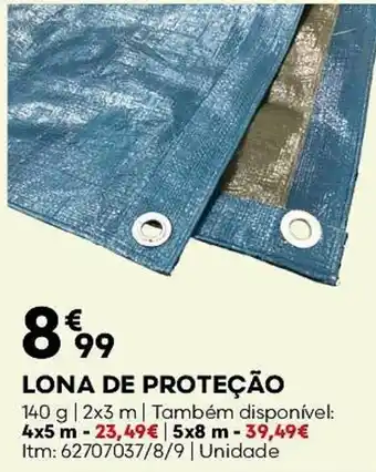 Bricomarché Lona de proteção promoção