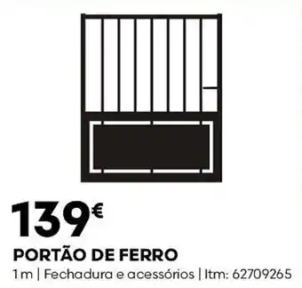 Bricomarché Portão de ferro promoção