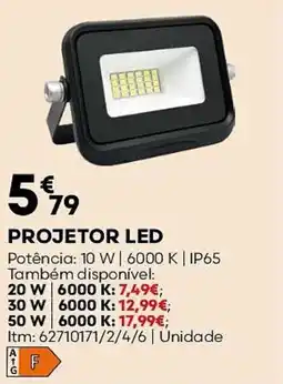 Bricomarché Projetor led promoção
