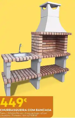 Bricomarché Churrasqueira com bancada promoção