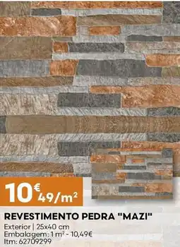 Bricomarché Revestimento pedra "mazi" promoção