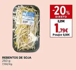 El Corte Inglés Rebentos de soja promoção