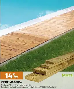 Bricomarché Deck madeira promoção