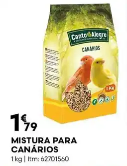 Bricomarché Mistura para canários promoção