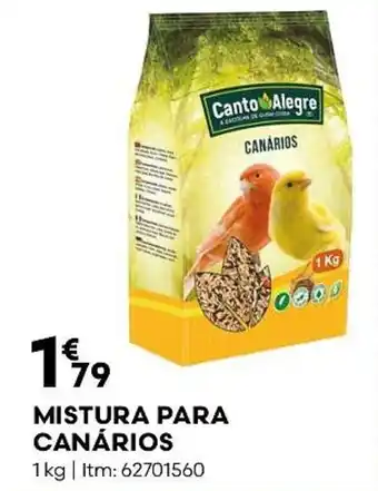 Bricomarché Mistura para canários promoção