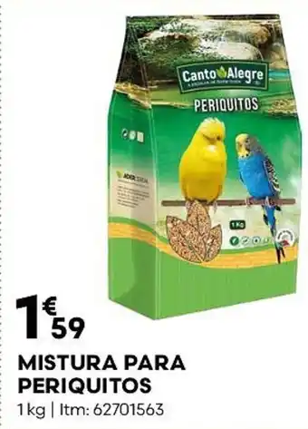 Bricomarché Mistura para periquitos promoção
