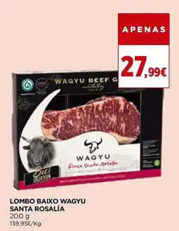 El Corte Inglés Lombo baixo wagyu santa rosalía promoção