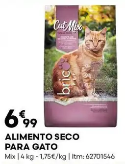 Bricomarché Alimento seco para gato promoção