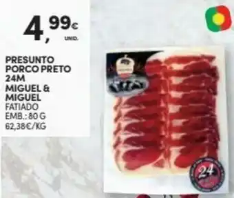 Presunto Porco Preto 24M Miguel & Miguel 80g