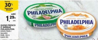 Continente Queijo Fresco P/Barrar Philadelphia 150g promoção