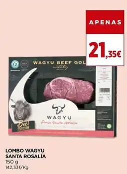 El Corte Inglés Lombo wagyu santa rosalía promoção