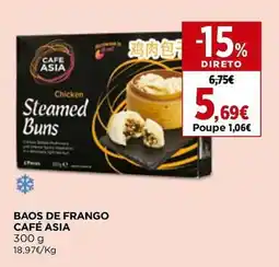 El Corte Inglés Baos de frango café asia promoção