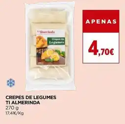 El Corte Inglés Crepes de legumes ti almerinda promoção