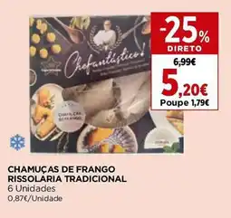 El Corte Inglés Chamuças de frango rissolaria tradicional promoção