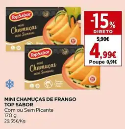El Corte Inglés Mini chamuças de frango top sabor promoção