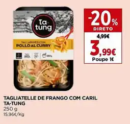 El Corte Inglés Tagliatelle de frango com caril ta-tung promoção