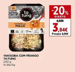 El Corte Inglés Yakisoba com frango ta-tung promoção