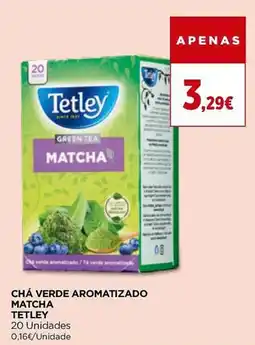 El Corte Inglés Chá verde aromatizado matcha tetley promoção