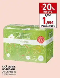 El Corte Inglés Chá verde gorreana promoção