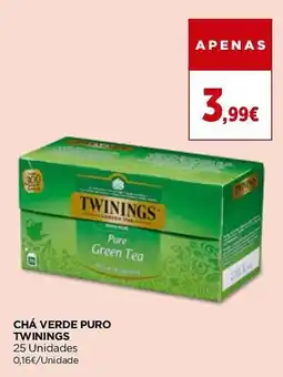 El Corte Inglés Chá verde puro twinings promoção