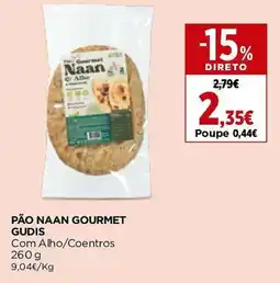El Corte Inglés Pão naan gourmet gudis promoção