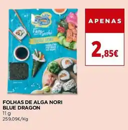 El Corte Inglés Folhas de alga nori blue dragon promoção