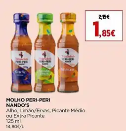 El Corte Inglés MOLHO PERI-PERI NANDO'S promoção