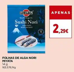 El Corte Inglés Folhas de alga nori miyata promoção